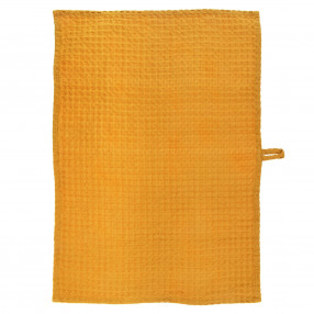 Ścierka kuchenna DUKA VAFFLA 70x50 cm musztardowa bawełniana