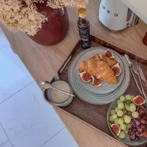 Ваза DUKA MERLOT 24 см, бордо