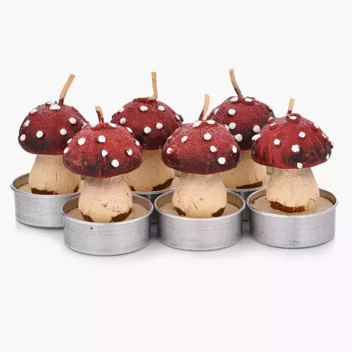 Сет свещи гъби 6 бр. DUKA JULMYS