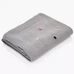 Одеяло - детско DUKA MINI 130x100 см., сив