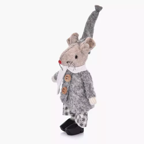 Мишка момче DUKA LILLIPUT 11 см., сив