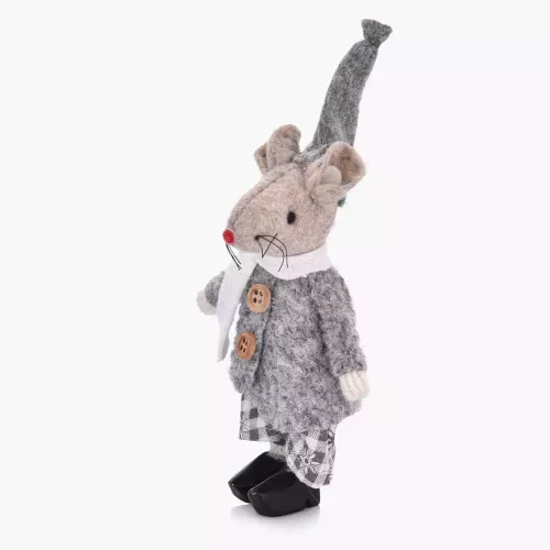 Мишка момче DUKA LILLIPUT 11 см., сив