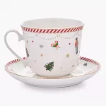 Сет чаши и чинии 2 бр. DUKA LYCKLIG 400 мл.