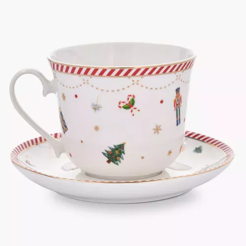 Сет чаши и чинии 2 бр. DUKA LYCKLIG 400 мл.