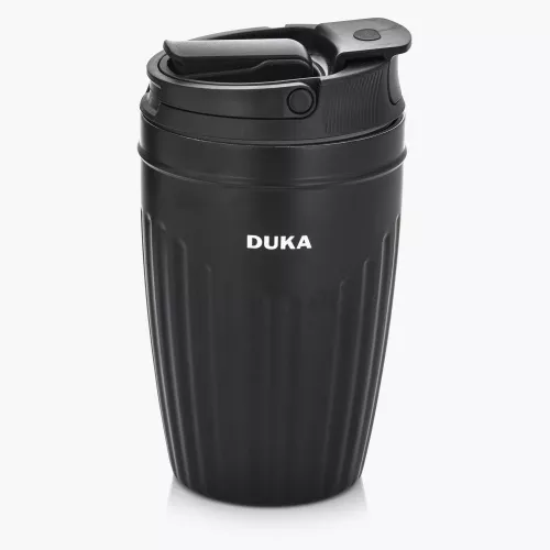 Термо чаша 2в1 DUKA RESA 350 мл., черен