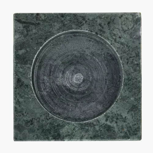 Свещник DUKA MARBLE 6x4,8 см., зелен