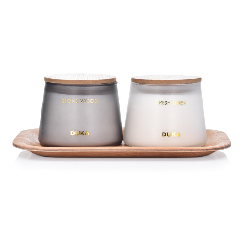 Ароматна свещ DUKA BERG, сив