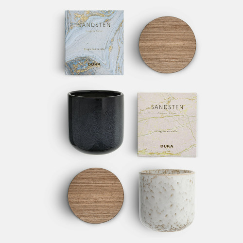 Ароматна свещ  DUKA SANDSTEN, цитрус и хвойна