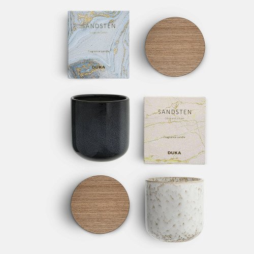 Ароматна свещ  DUKA SANDSTEN, цитрус и хвойна