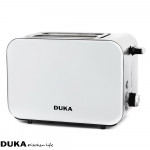 Тостер с две отделения DUKA BOSSE, бял