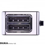 Тостер с две отделения DUKA BOSSE, черен