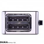 Тостер с две отделения DUKA BOSSE, черен Тостер с две отделения DUKA BOSSE, черен