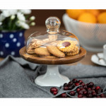 Поставка за сладкиши с капак DUKA ACACIA 20 см.