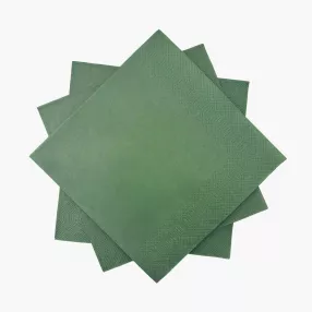 Салфетки 20 бр. DUKA MONONORD 33x33 см., зелен