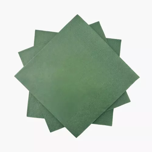 Салфетки 20 бр. DUKA MONONORD 33x33 см., зелен
