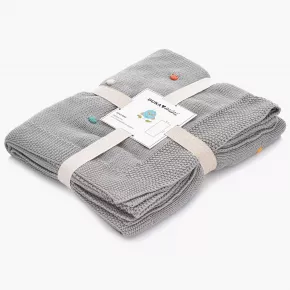 Одеяло - детско DUKA MINI 130x100 см., сив