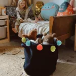 Кошница DUKA MINI 36x34 см, черен