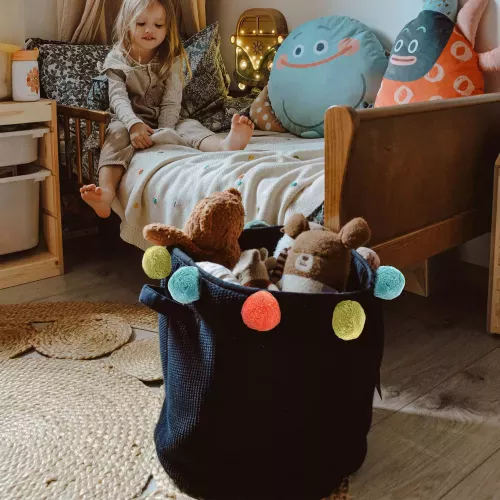 Кошница DUKA MINI 36x34 см, черен