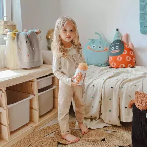 Одеяло - детско DUKA MINI 130x100 см., сив