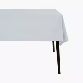 Ленена покривка DUKA LYCKLIG 140x320 см., бял