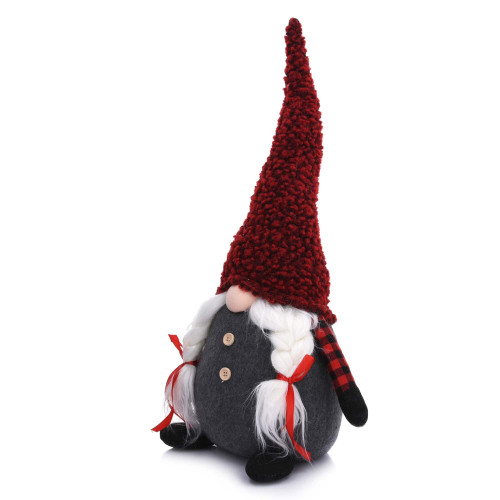 Гном DUKA TONTTU 59 см., червен