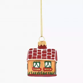 Висулка къща DUKA JULKLAP 5 см.