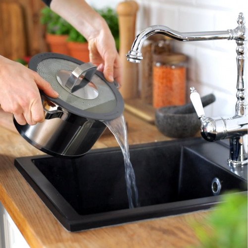 Тенджера със съд за готвене на пара/гевгир DUKA ESKIL 5200 мл.