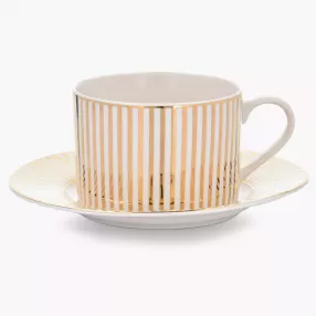 Чаша с чиния DUKA GOLD 200 мл.