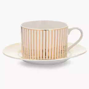 Чаша с чиния DUKA GOLD 200 мл.