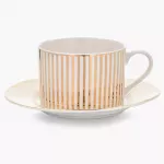 Чаша с чиния DUKA GOLD 200 мл.