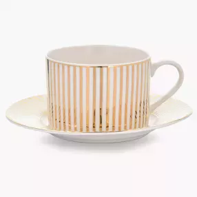 Чаша с чиния DUKA GOLD 200 мл.