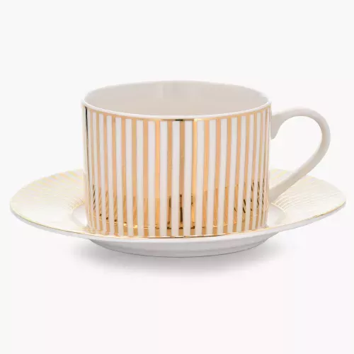 Чаша с чиния DUKA GOLD 200 мл.