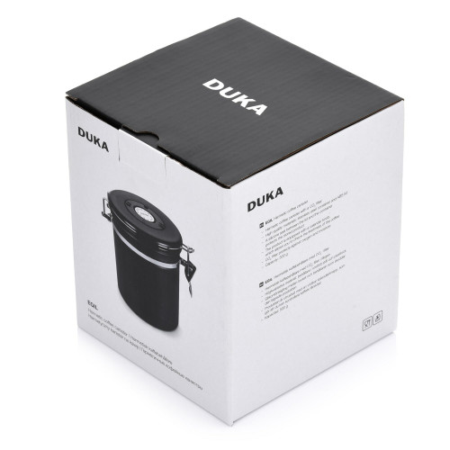 Буркан за кафе DUKA EGIL 500 гр., бял