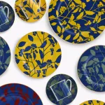 Чаша с чиния DUKA SKADI 200 мл., червен