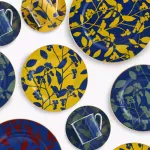 Чаша с чиния DUKA SKADI 200 мл., червен