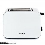 Тостер с две отделения DUKA BOSSE, бял