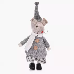 Мишка момче DUKA LILLIPUT 11 см., сив