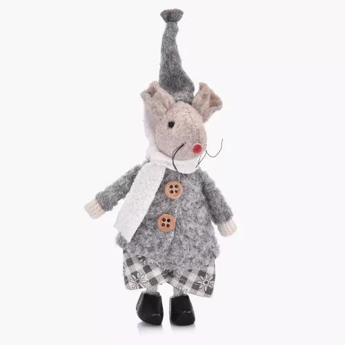 Мишка момче DUKA LILLIPUT 11 см., сив