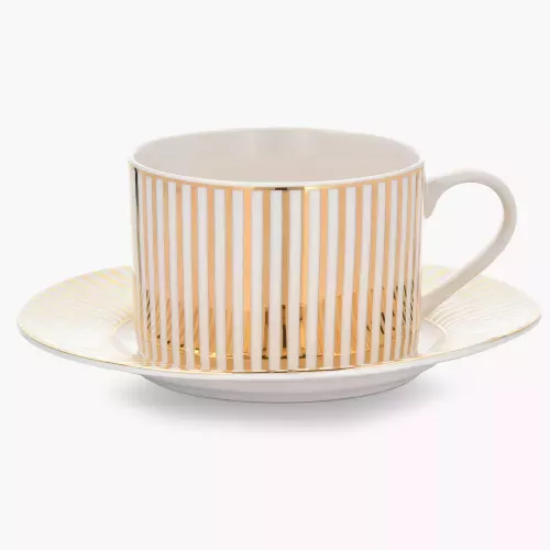 Сет чаши с чинии 2 бр. DUKA GOLD 200 мл.