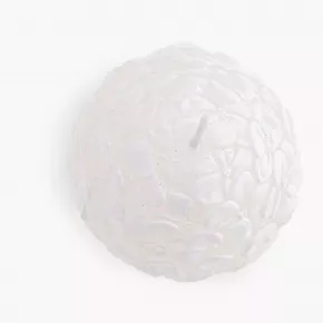 Свещ яйце DUKA FLAMME PASK 9 см., бял