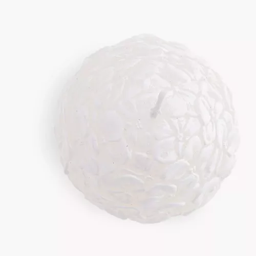 Свещ яйце DUKA FLAMME PASK 9 см., бял