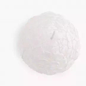 Свещ яйце DUKA FLAMME PASK 9 см., бял