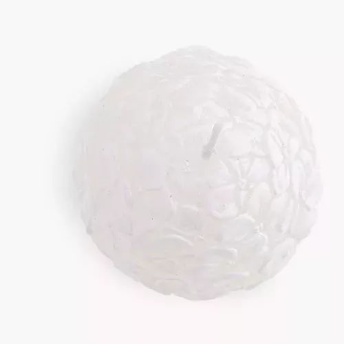 Свещ яйце DUKA FLAMME PASK 9 см., бял