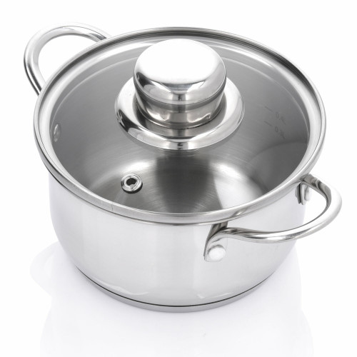 Тенджера мини DUKA SILVER 500 мл., сребрист