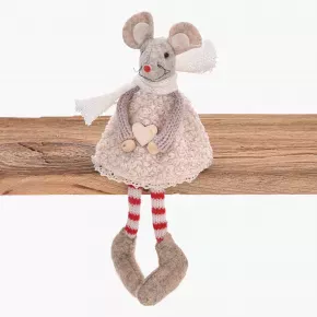 Мишка момиче DUKA LILLIPUT 15 см., бежов