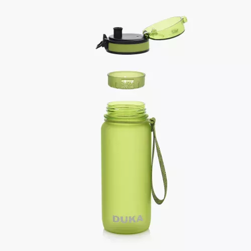 Бутилка за вода с цедка DUKA SPORTING 650 мл., зелен