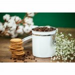 Буркан за кафе DUKA EGIL 500 гр., бял