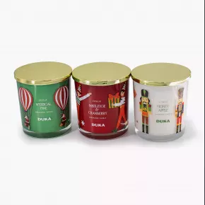 Ароматна свещ DUKA LYCKLIG MISTLETOE & CRANBERRY 8,8x10,8 см.