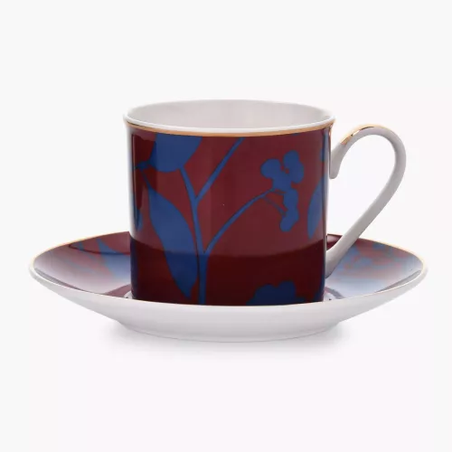 Чаша с чиния DUKA SKADI 200 мл., червен