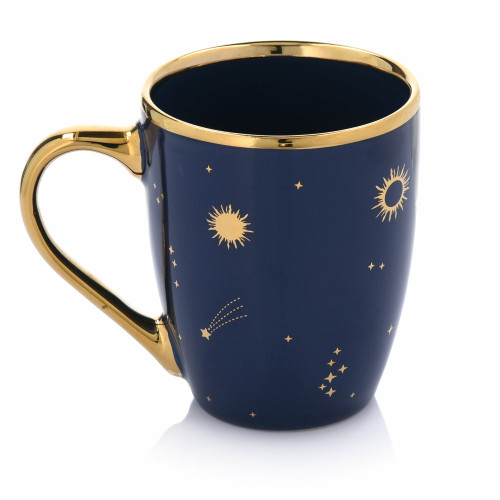 Чаша DUKA CELESTIAL 320 мл., син, златист